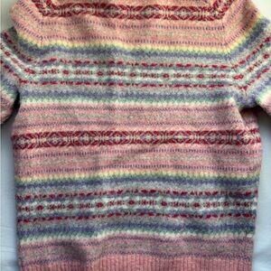 J. Crew Pastel Striped Women's Sweater